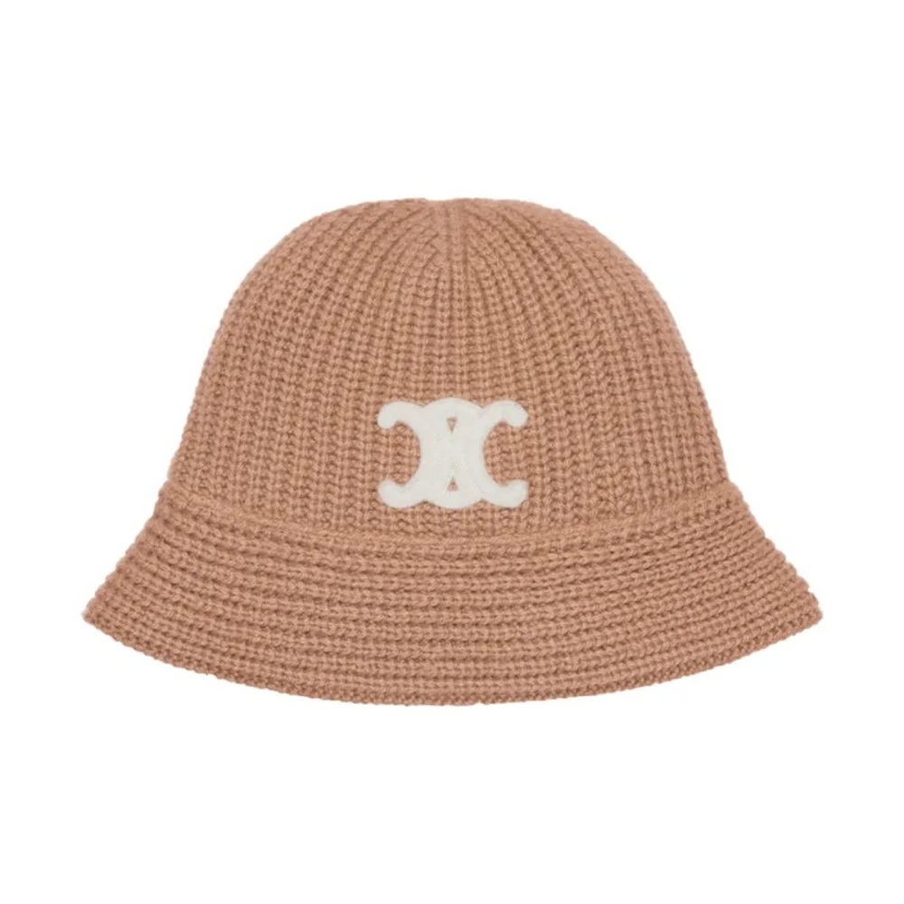 CELINE Bucket Hats Women's Camel